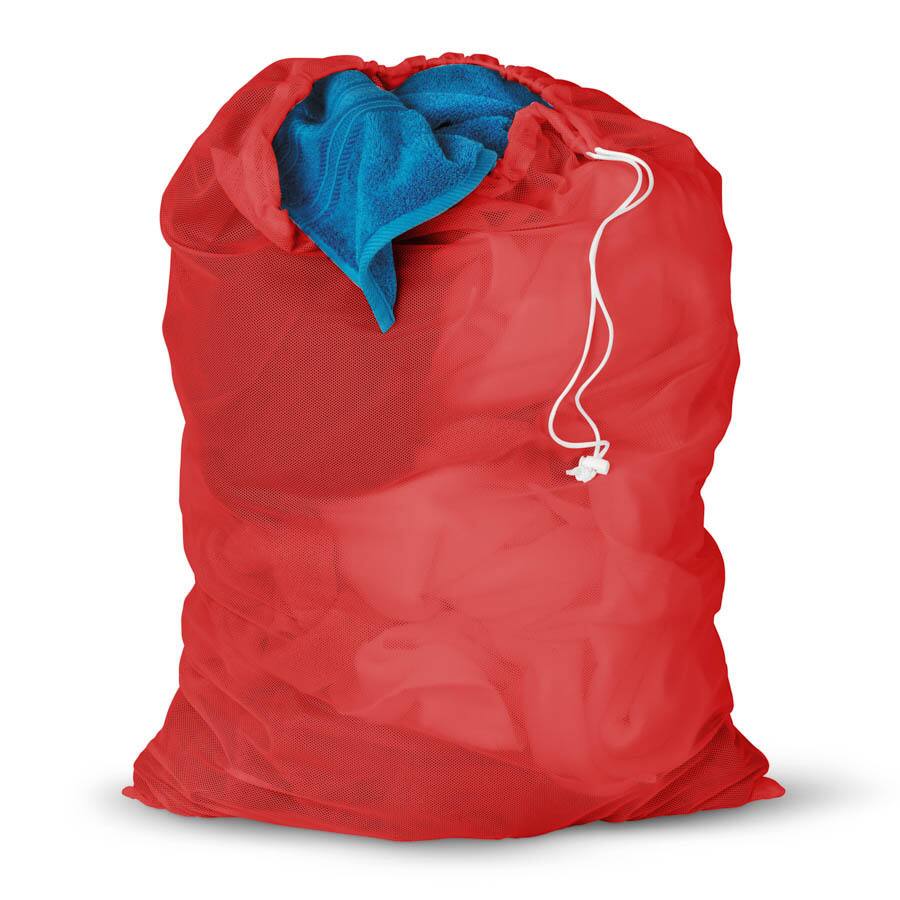 Honey Can Do Red Mesh Laundry Bag 2-pack
