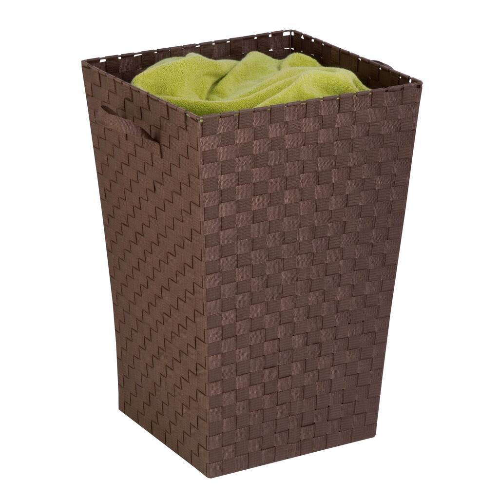Honey Can Do Java Woven Strap Hamper