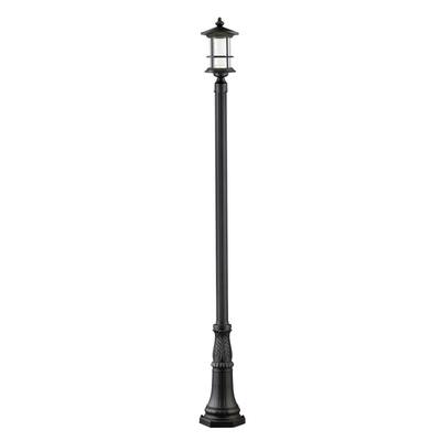 Avery Home Lighting Genesis Black Outdoor LED Post Light