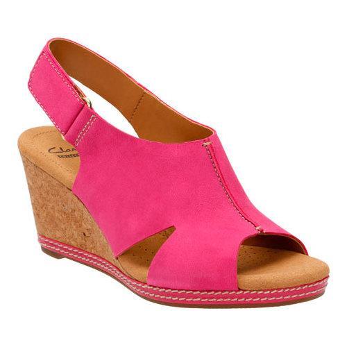 clarks women's helio float wedge sandal