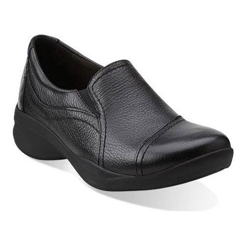 Shop Women's Clarks In Motion Kick Black Leather - Free Shipping Today ...