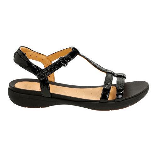 Women's Clarks Un Vaze Ankle Strap Sandal Black Patent Leather - Free ...