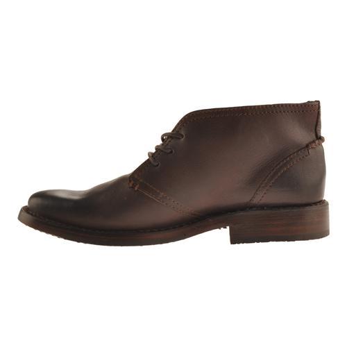 Men's Frye Oliver Chukka Dark Brown Leather Free Shipping Today