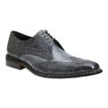 Men's Giorgio Brutini 21085 Blue Buff Croc/Gray Smooth Calf
