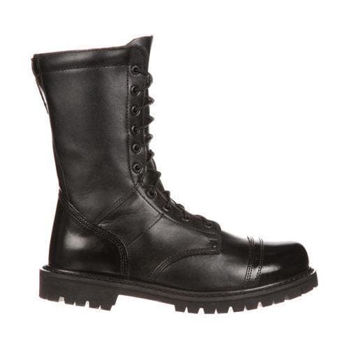 Men's Rocky 10in Zipper Paraboot 2090 Black Leather - Free Shipping ...