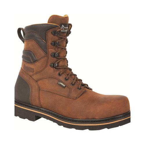 Men's Rocky 8in Governor Gore-Tex CT Work Boot RKYK004 Brown Full Grain ...