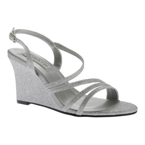 Women's Touch Ups Paige Wedge Sandal Silver Shimmer