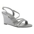 Women's Touch Ups Paige Wedge Sandal Silver Shimmer