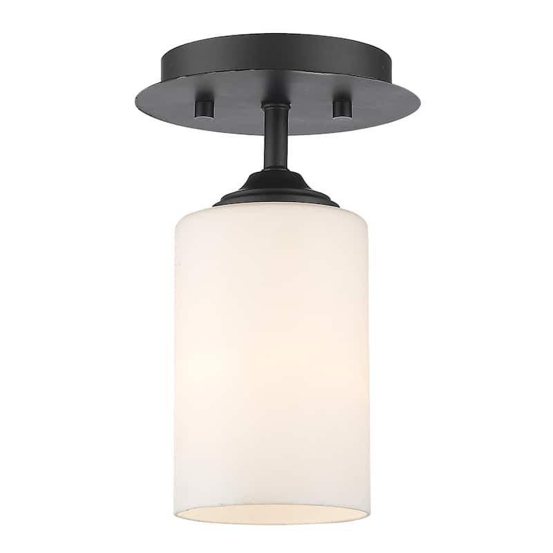Avery Home Lighting Bordeaux 1-light Bronze Flush Mount