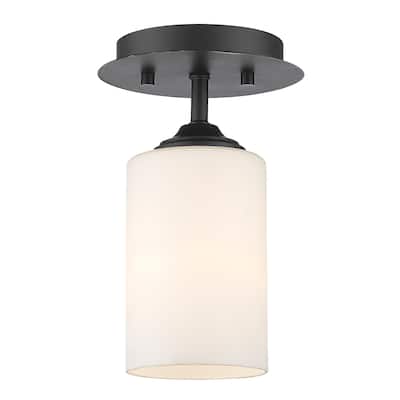 Avery Home Lighting Bordeaux 1-light Bronze Flush Mount