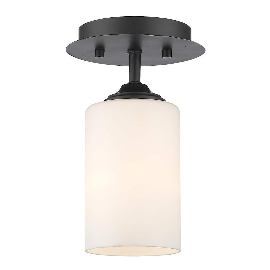 Avery Home Lighting Bordeaux 1-light Bronze Flush Mount