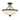 Avery Home Lighting Bordeaux 3-lights Bronze Semi Flush Mount
