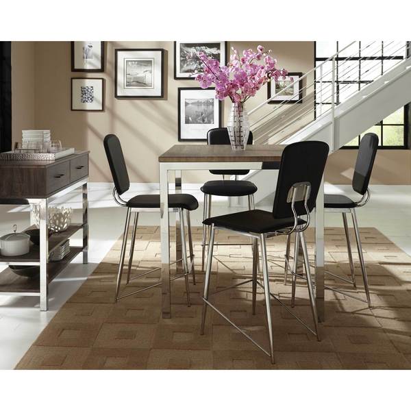 Coaster Company Eldridge Collection Weathered Grey Counter Table