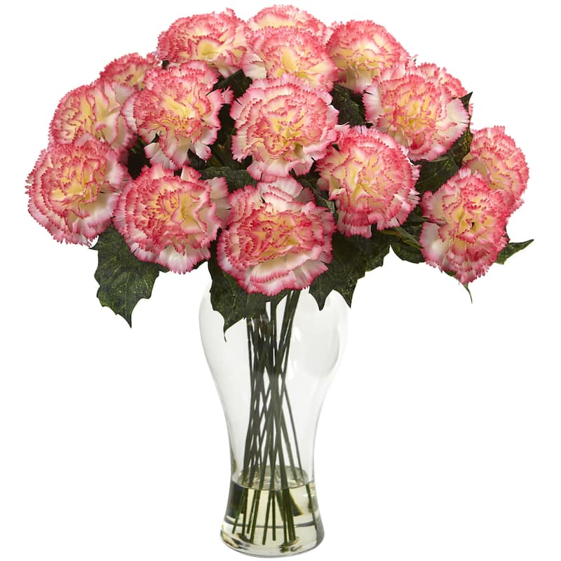 Carnation Arrangement w/Vase