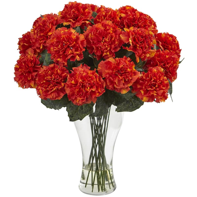 Carnation Arrangement w/Vase