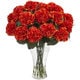 preview thumbnail 4 of 6, Carnation Arrangement w/Vase