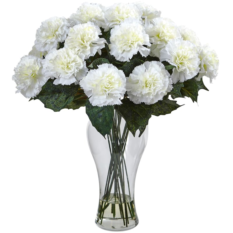 Carnation Arrangement w/Vase