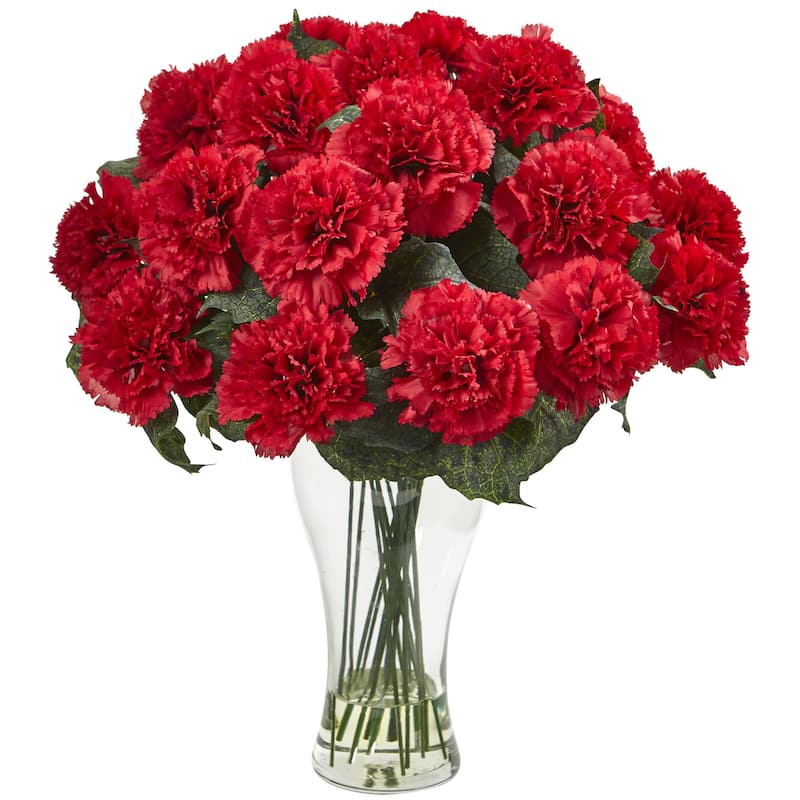 Carnation Arrangement w/Vase