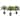 Areca, Fountain & Banana Palm (Set of 3) - Green