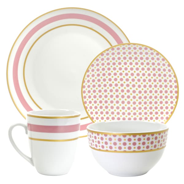 10 Strawberry Street C 16 Piece Dinnerware Set Free 10 Strawberry Street C 16 Piece Dinnerware Set