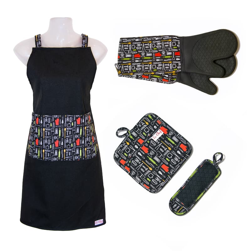 Le Chef 4PC Set In Kitchen Tools Print Diamond