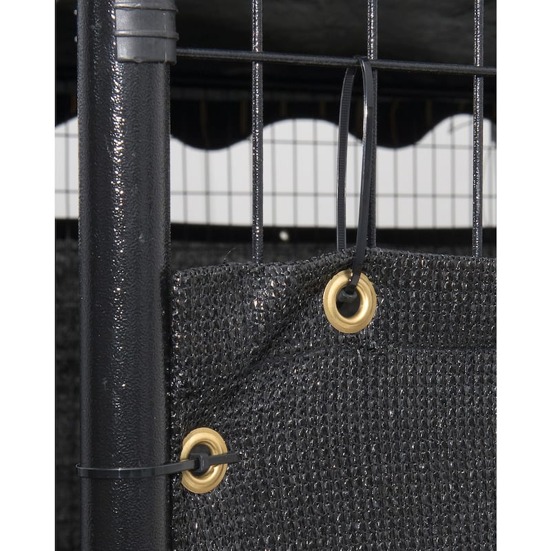 Lucky Dog Winter Screen Kit Side Cloth - black