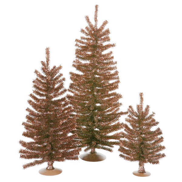 12"/18"/24" Mocha Mini Tree Set