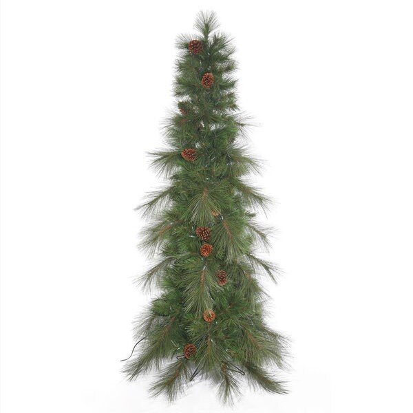 9x27 X 42 Big Cascade Pine Slim Green Christmas Tree With Pinecones 9x27 X 42 Big Cascade Pine Slim Green Christmas Tree With Pinecones