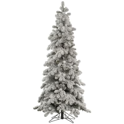 4' x 26" Flocked Kodiak Spruce Tree with 307 Tips