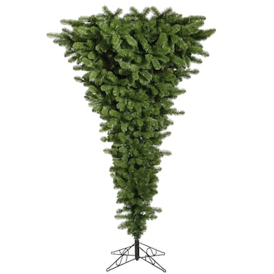 5.5' x 38" Green Upside Down Tree with 519 PVC Tips
