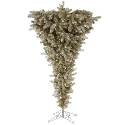5.5' x 38" Champagne Upside Down Tree with 519 PVC Tips