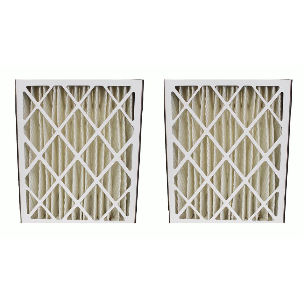 Skuttle-compatible 000-0448-003 Pleated Furnace Air Filter 20x25x5 MERV 8 (Set of 2) - Silver