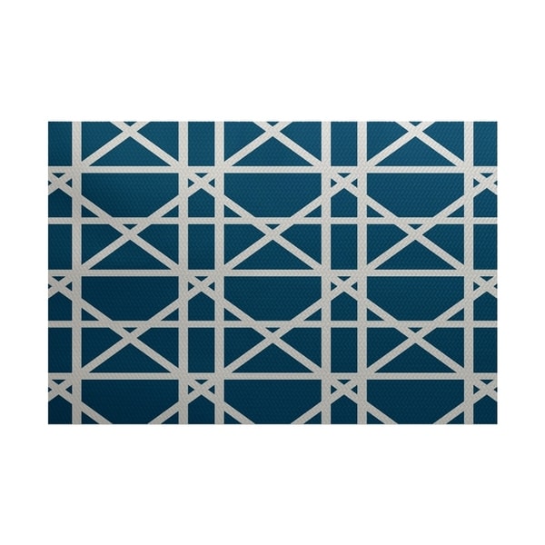 ft, Trellis Geometric Print Outdoor Rug   Shopping