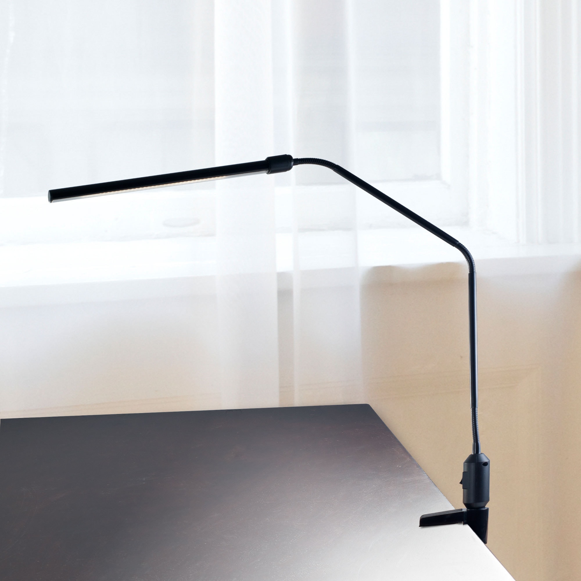 Modern Contemporary LED Clamp Desk Lamp 