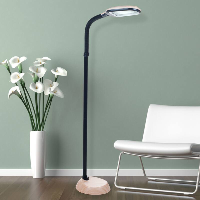5-FT Natural Full Spectrum Sunlight Therapy Reading Floor Lamp by Windsor Home