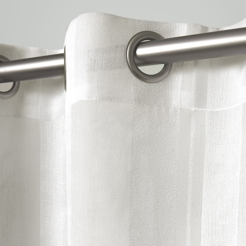 ATI Home Apollo Sheer Grommet Top Curtain Panel Pair