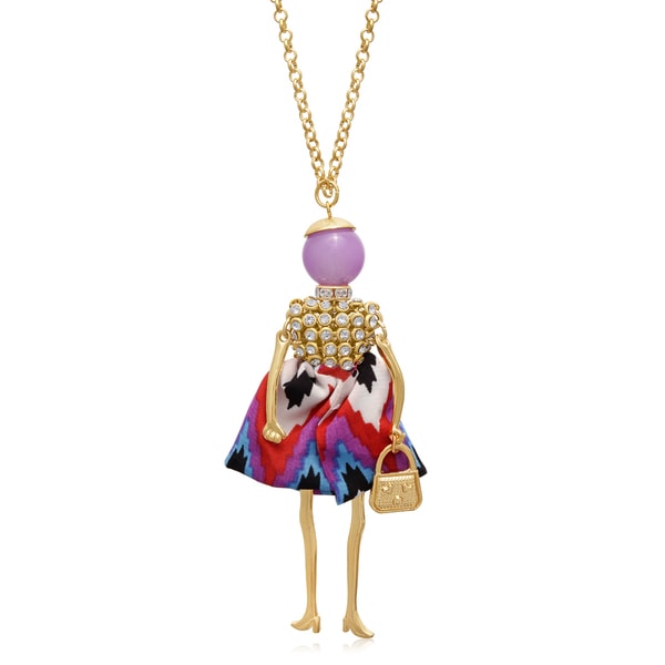 Shop Girls Just Wanna Have Fun Doll Necklace, 28 Inches - Free Shipping