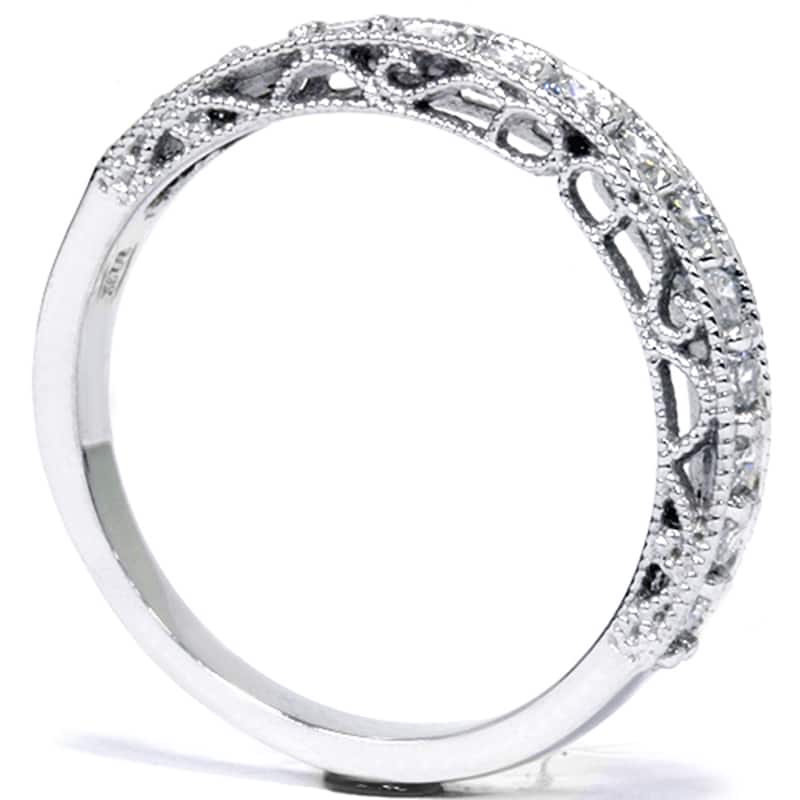 14k White Gold 1/ 2ct TDW Diamond Wedding Ring