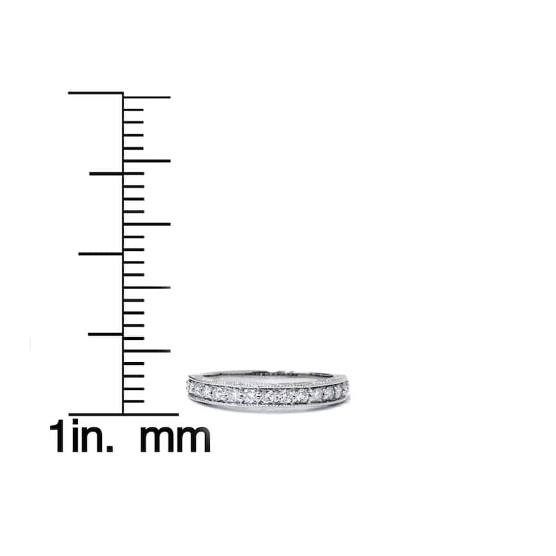 14k White Gold 1/ 2ct TDW Diamond Wedding Ring