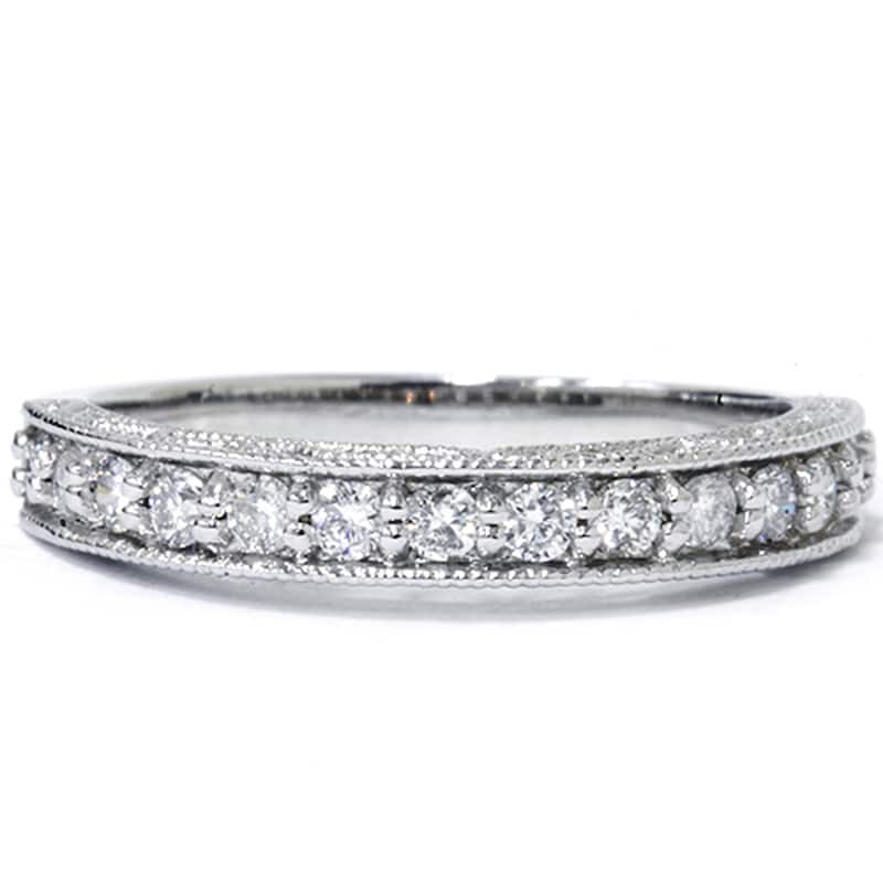 14k White Gold 1/ 2ct TDW Diamond Wedding Ring