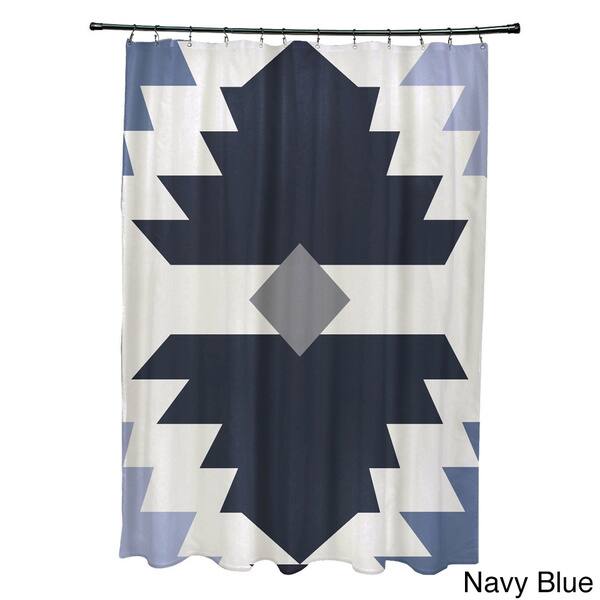 Shop Mesa Geometric Print Shower Curtain 71 X 74 Free Shipping