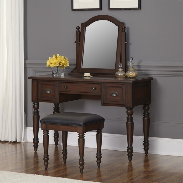 Shop Country Comfort Vanity and Bench by Home Styles Free Shipping