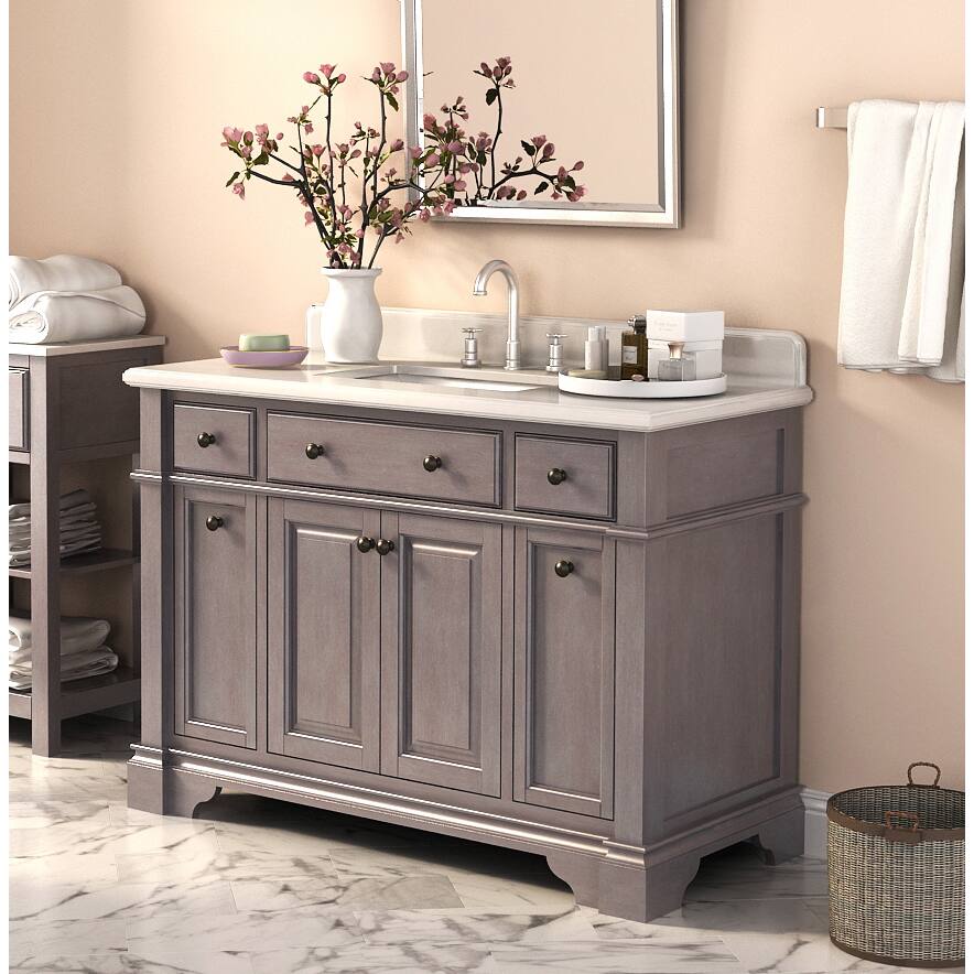 48 inch vanity backsplash white