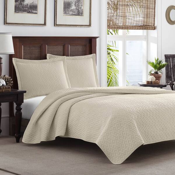 Tommy Bahama Dune Chevron 3-piece Quilt Set in King (As Is Item ...