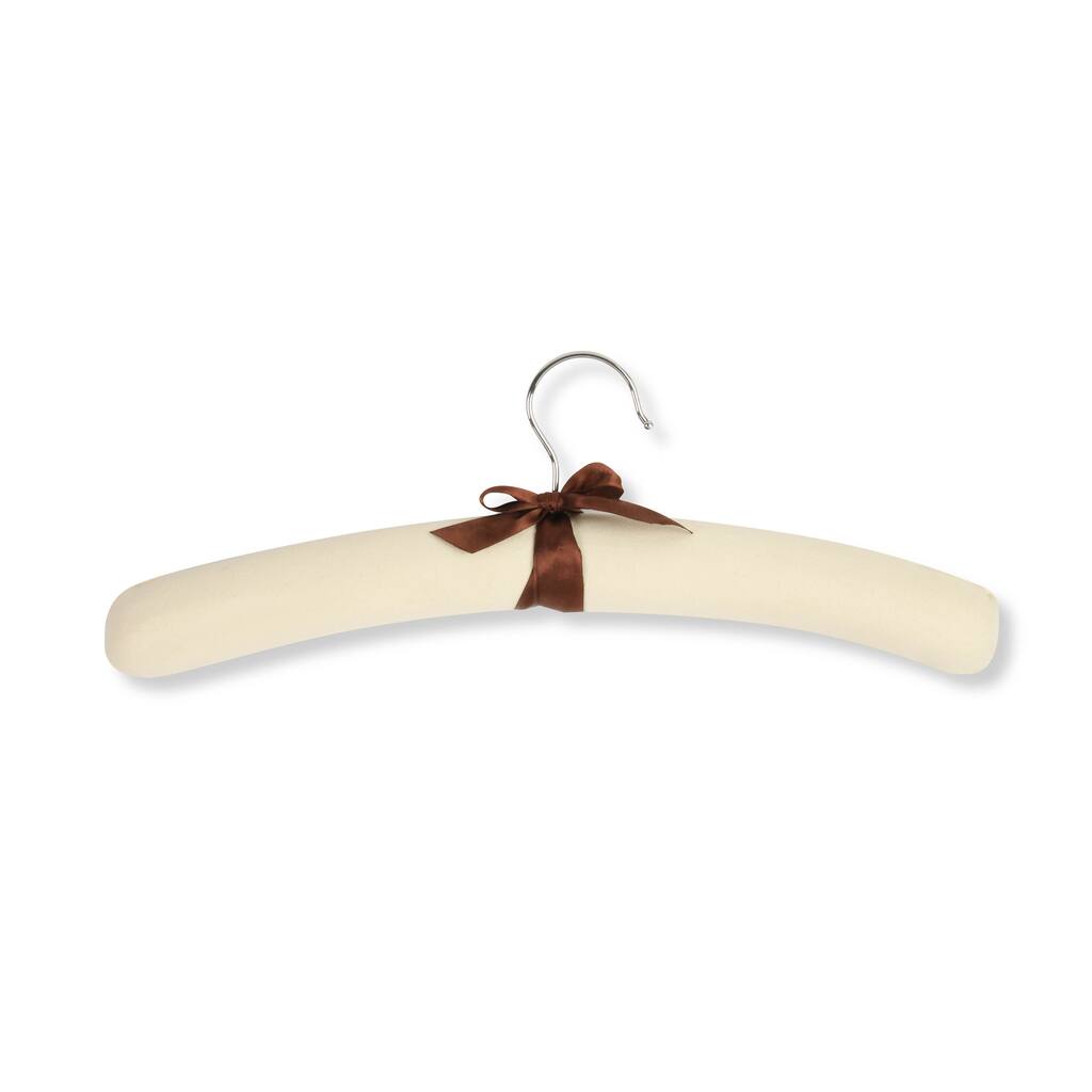 Honey Can Do Canvas Padded Hangers (Pack of 12)