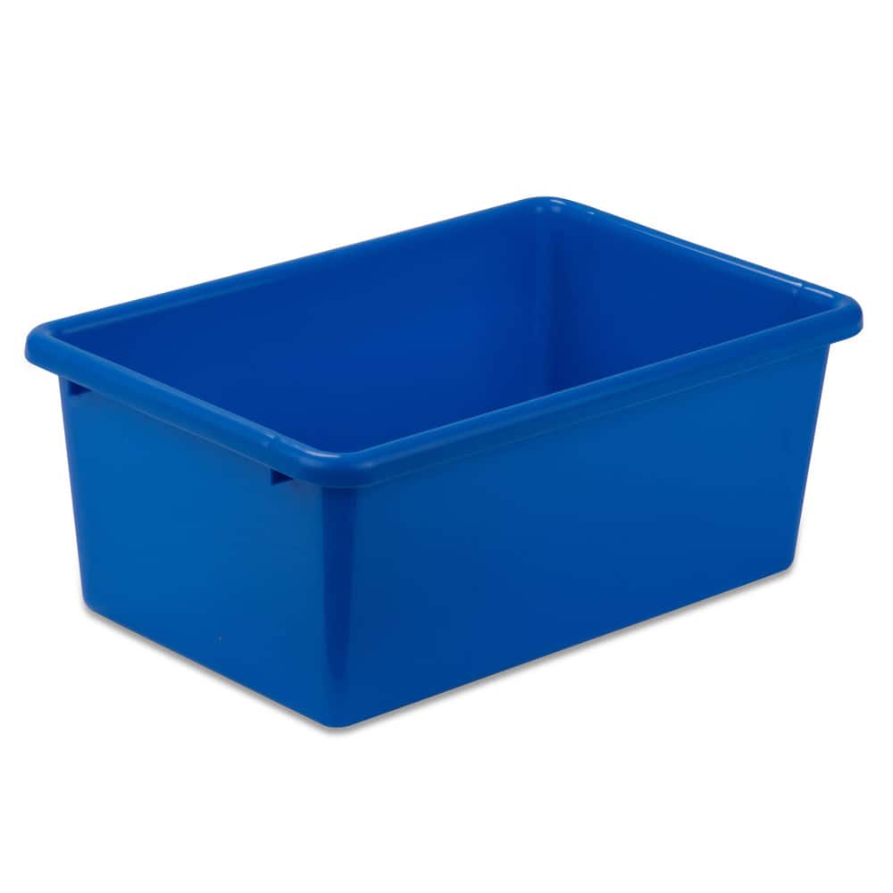 Honey-Can-Do Small Blue Plastic Bin