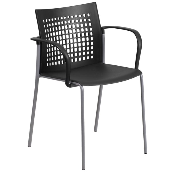 551 lb. Capacity Stack Chair with Air-Vent Back and Arms