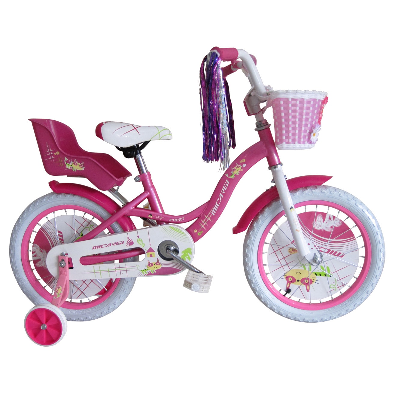 16 inch bike with doll carrier