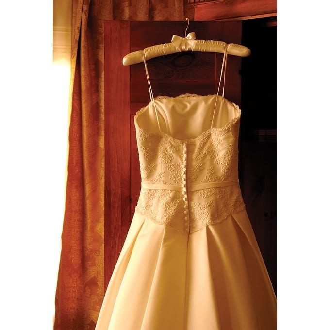 Ivory Satin Top Hanger (Case of 48)