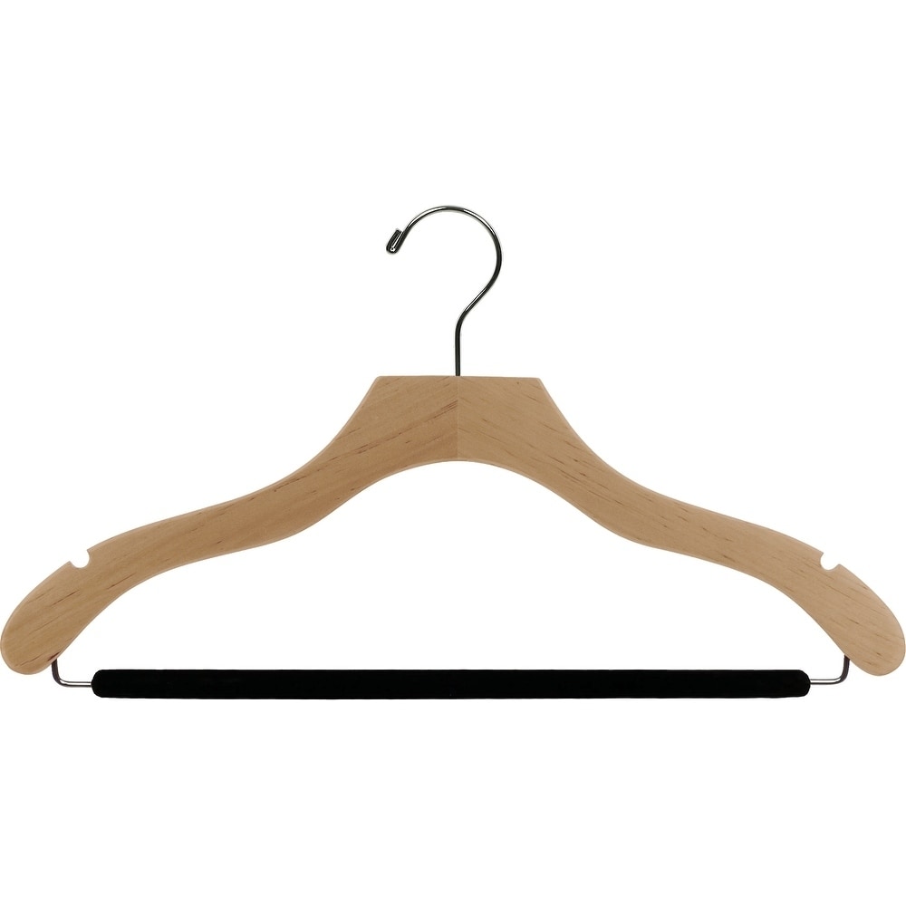 6-Pack Wide Shoulder Wooden Suit Hangers by Casafield - Bed Bath & Beyond -  30827867